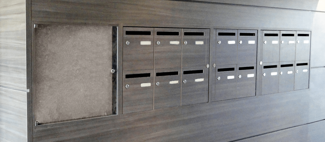 Boites aux lettres interieures