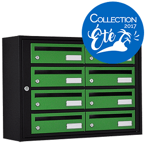Essentielle 250 NOIR VERT BOITE LETTRES INTERIEUR Collection Ete2017